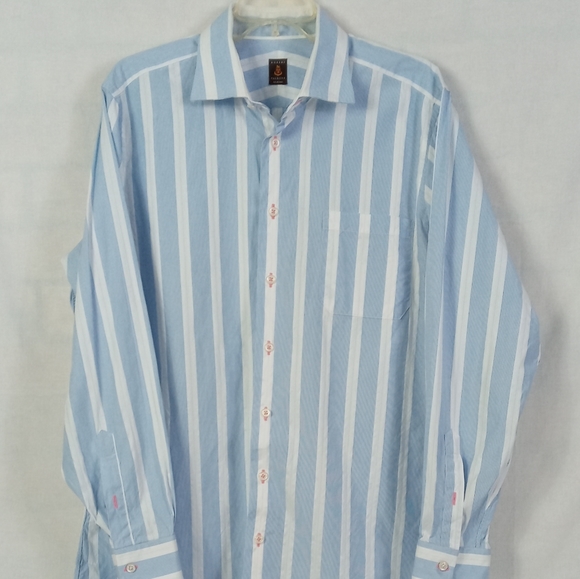 Robert Talbott Men's stripe dress shirt.